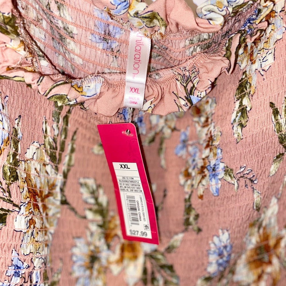 Xhiliration Long Sleeve Dress